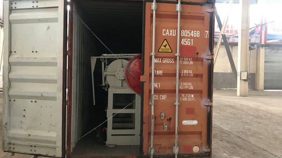 On May 12th,2018,shipping 1 set of brick machines to Uzbekistan